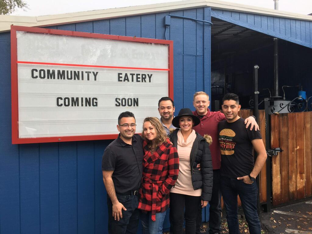 Aiki Terashima, Hillary Terashima, Sal Chavez, Kina Chavez, Trevor Dwelley and Ivan Ianoff are working around the clock to get the Reel Fish Shop and Grill ready for New Year's Eve.