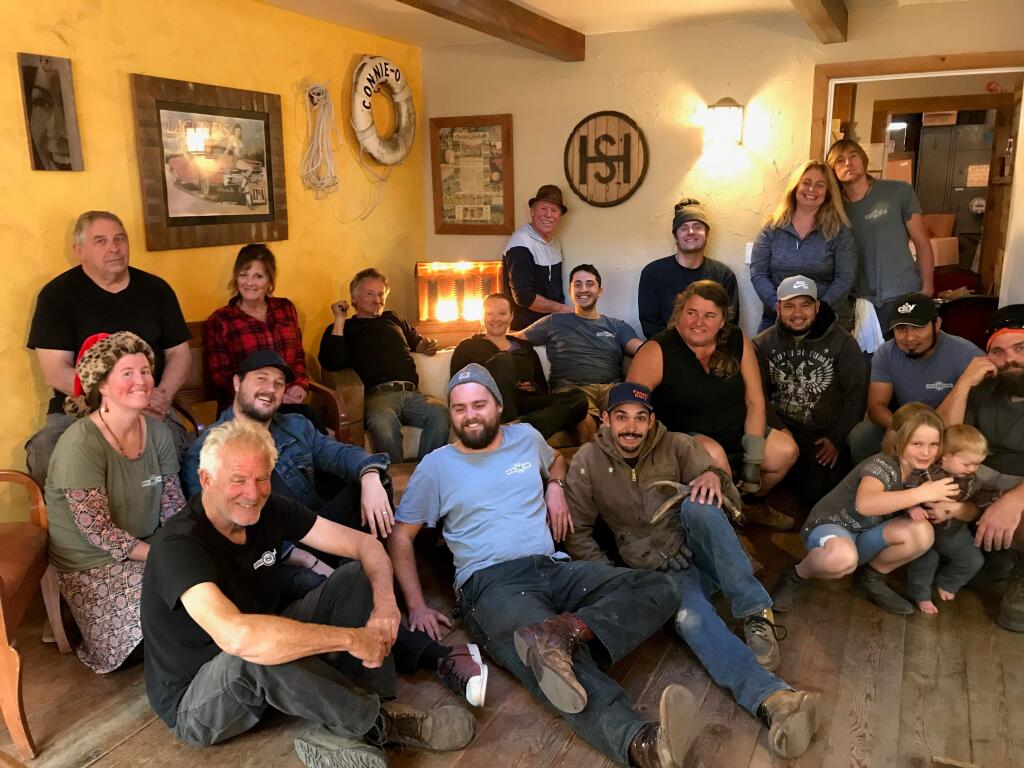The crew at Heritage Salvage, which was named Petaluma's Small Business of the Year.