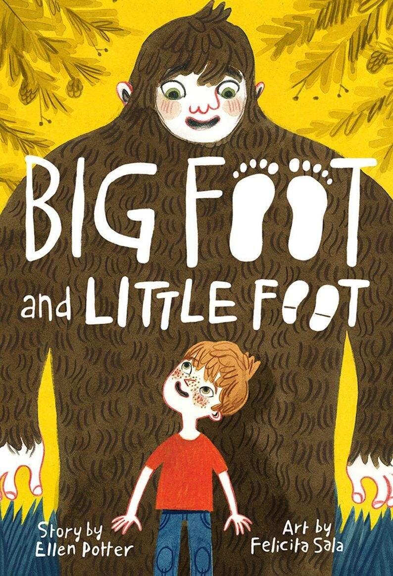 Ellen Potter's 'Big Foot and Little Foot' leaps to the top of the Kids and Young Adults bestseller list this week.