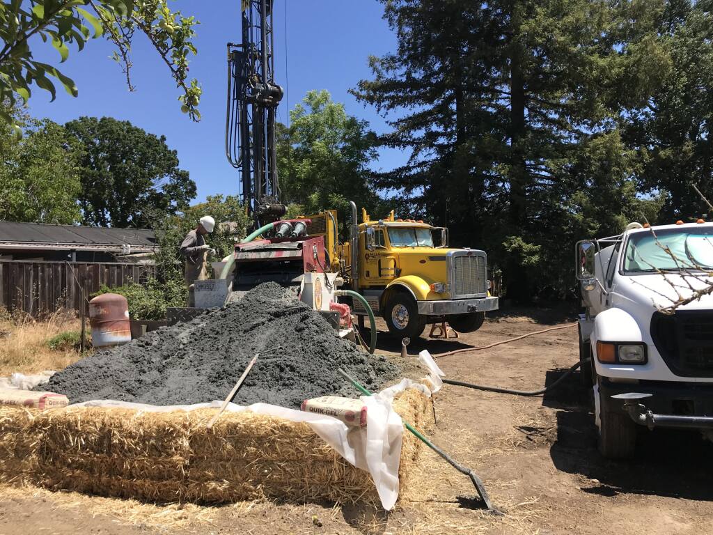 McLean & Williams, water well specialists in Napa, is dealing with more demand than it can handle with limited equipment and available labor force. (Photo courtesy Jamie Reagan)