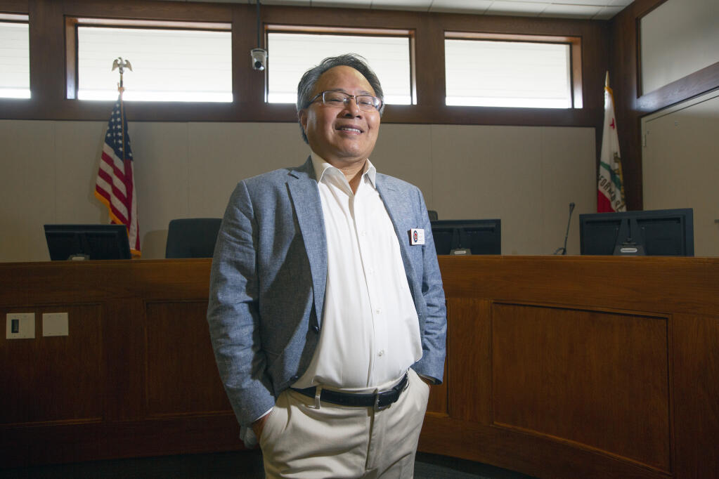 Jack Ding, the newest Sonoma City Council member. (Photo by Robbi Pengelly/Index-Tribune)