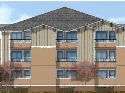 A rendering of the proposed Deer Creek Village residential project. (Courtesy MBK Rental Living)