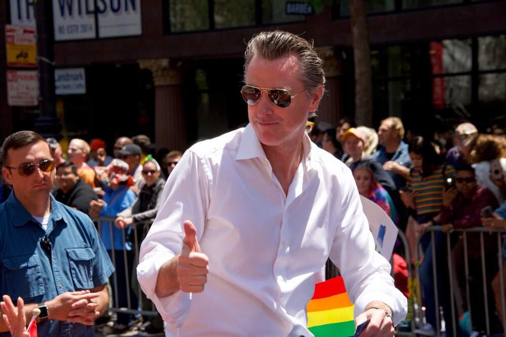 Would Gavin Newsom enter the Democratic primary race as a late candidate?