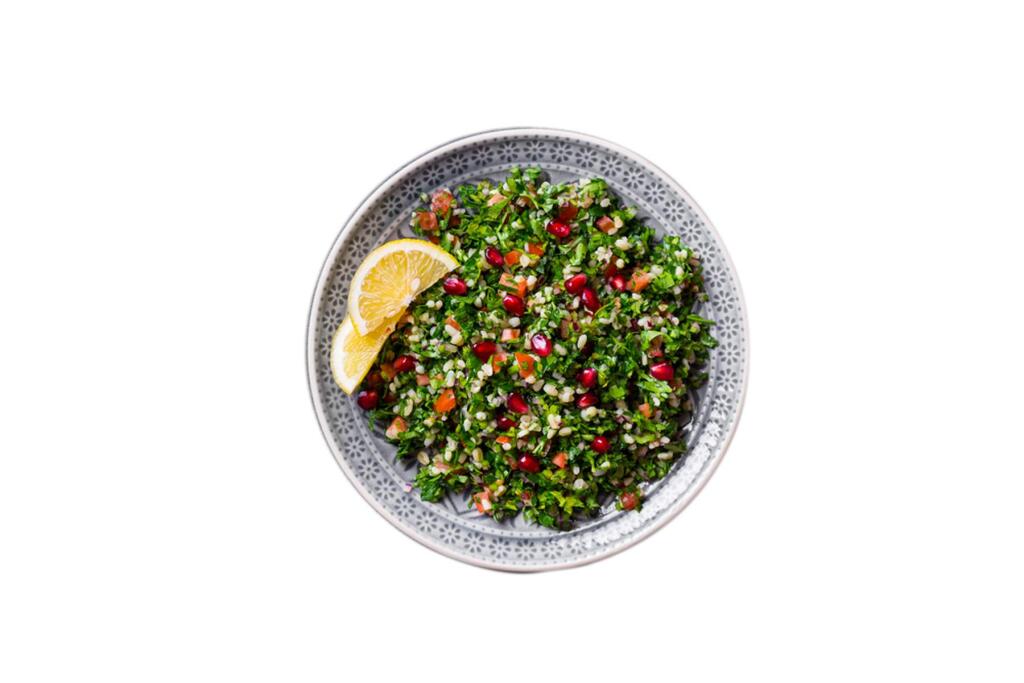 Tabbouleh is a grain-based salad ubiquitous to the Middle East and parts of the Mediterranean. It is also enormously popular locally and has been for a couple of decades. We see it in delis, cafes and restaurants as well as on our own home tables.