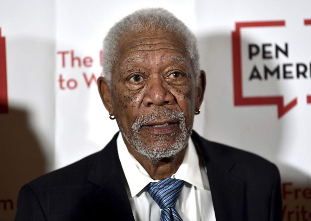 FILE - In this May 22, 2018 file photo, actor Morgan Freeman attends the 2018 PEN Literary Gala in New York. Freeman is apologizing to anyone who may have felt ‚Äúuncomfortable or disrespected‚Äù by his behavior. His remarks come after CNN reported that multiple women have accused him of sexual harassment and inappropriate behavior on movie sets and in other professional settings. (Photo by Evan Agostini/Invision/AP, File)