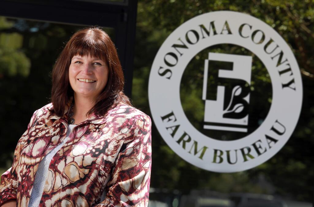 Sonoma County Farm Bureau Executive Director Tawny Tesconi (JOHN BURGESS/ PD)