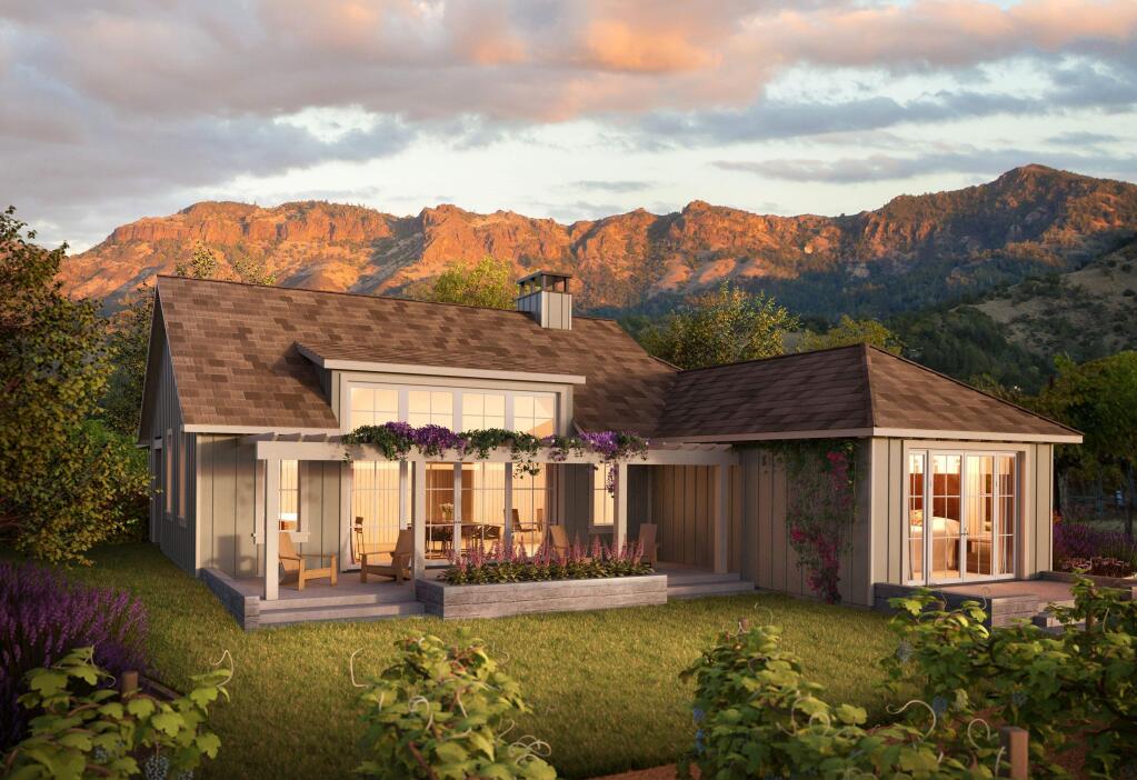 One of 20 residences at the Calistoga resort, which will be managed by The Four Seasons (PROVIDED IMAGE)
