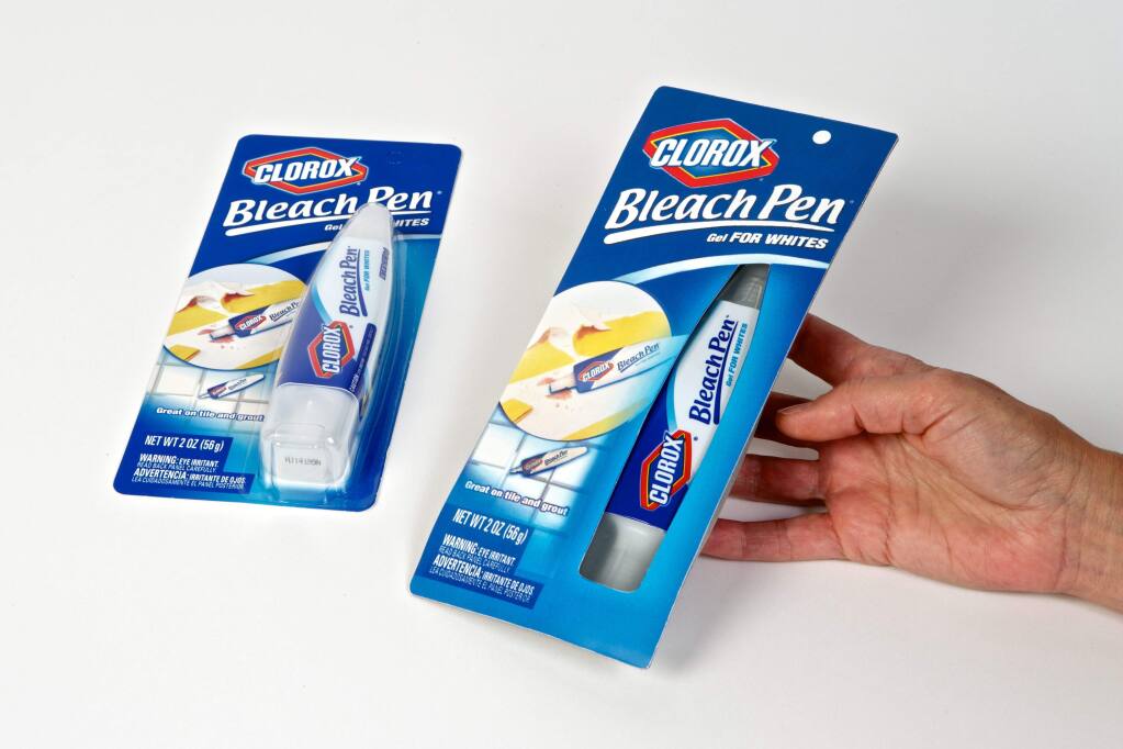 PulpWorks created sample sustainable packaging for a bleach product made by Clorox.