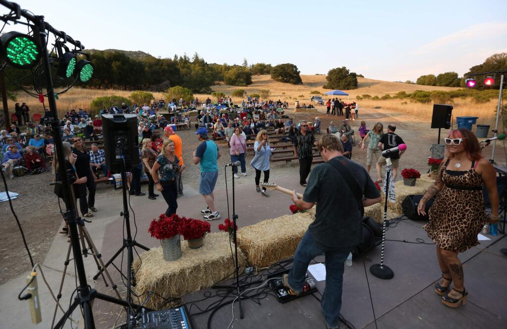 Sugarfoot performed during Funky Fridays held at Sugarloaf Ridge State Park Amphitheater in Kenwood last year. (Crista Jeremiason / The Press Democrat)