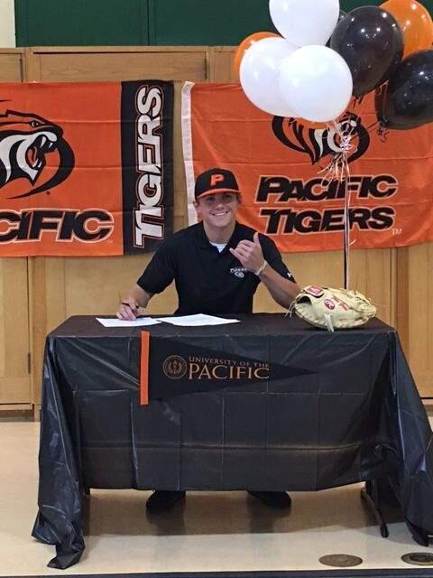 DOM WIRTZ PHOTOCasa Grande senior John Green signs a Letter of Intent to continue his studies and play baseball for the University of the Pacific.
