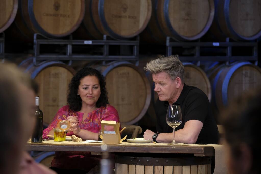 Chimney Rock Winery head winemaker Elizabeth Vianna appeared on the Fox show “Gordon Ramsay’s Food Stars,” in an episode that aired in June (Chimney Rock Winery / Facebook)