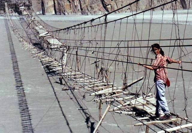 The Hussaini Hanging Bridge: Sonomans can sleep easy knowing Watmaugh is much safer.
