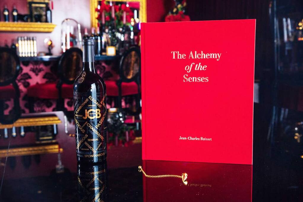 'The Alchemy of the Senses' is a 10-pound interactive wine book created by Jean-Charles Boisset. (Alexander Rubin)
