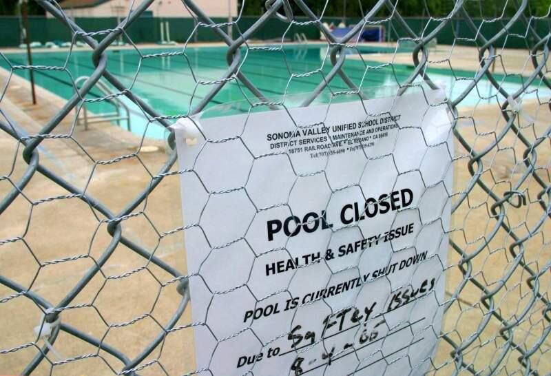 The old SVHS pool at the time of its closure.