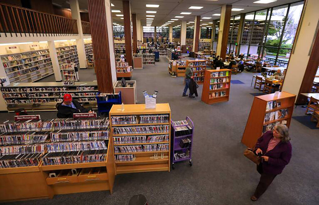 The Sonoma County Central Library in Santa Rosa. (John Burgess/The Press Democrat, file)