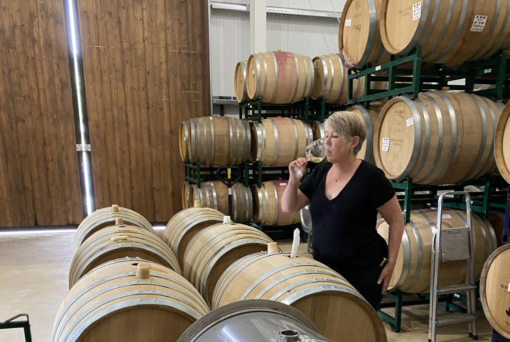Kathleen Inman crafted our wine of the week winner — the Inman, 2018 Blanc de Blancs, Russian River Valley, Sonoma County. (Inman Family Wines)