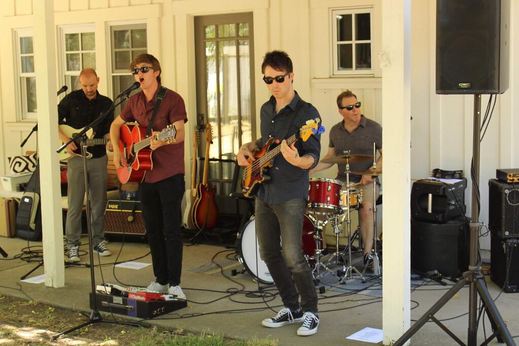 The Sonoma County band Justin Schaefers and the Blind Barbers is one of the dozens of bands scheduled to perform in Napa during the annual Porchfest on Sunday, July 28. (blindbarbers.com)