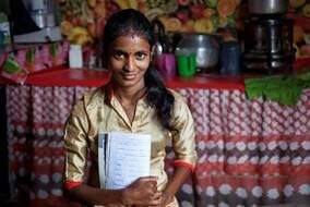 Meera, 20, and her new husband have just one income between them and struggle to save, but Meera is thinking about starting a family. Taking part in the Women of Tea financial training program she now has more money to spend. (Republic of Tea Photo)
