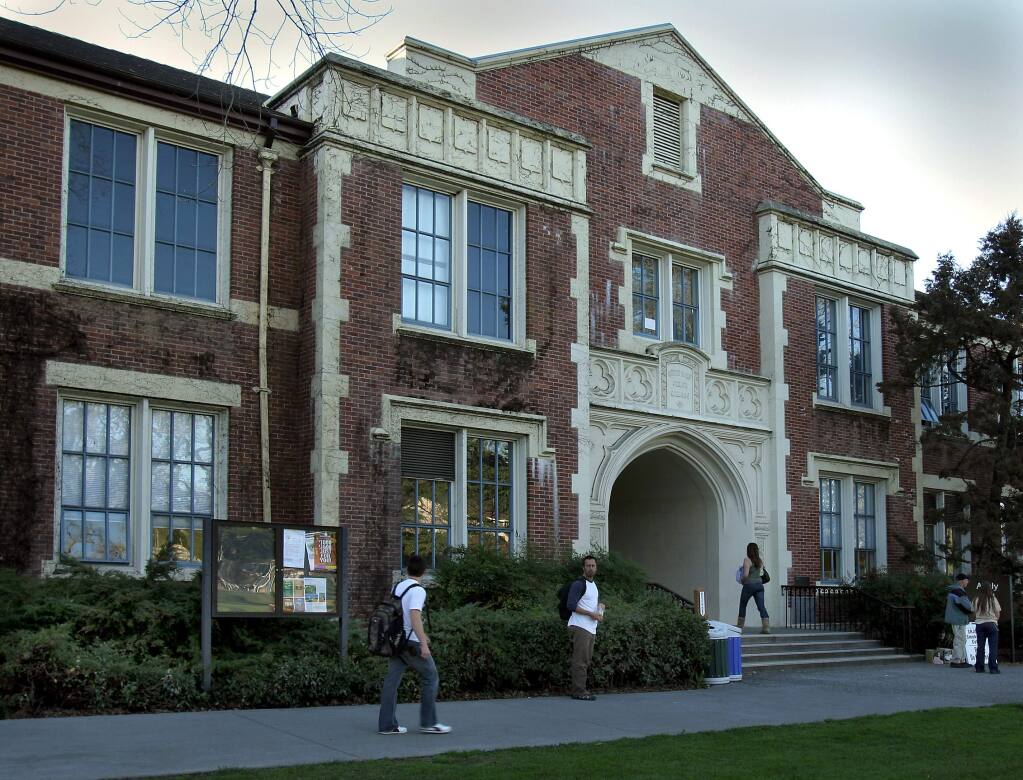 Analy Hall on Santa Rosa Junior College's main campus (PD FILE)