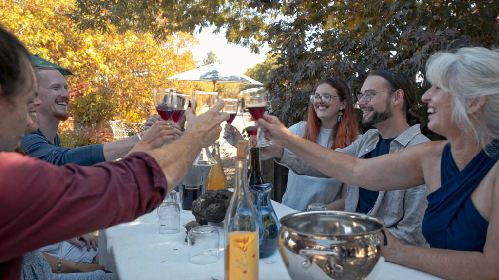 “Living Wine” documentary chronicles climate change in Northern California and the small band of natural winemakers who are adapting to it in innovate ways. The 85-minute film opens at Rialto Cinemas on Aug. 19. (Living Wine)