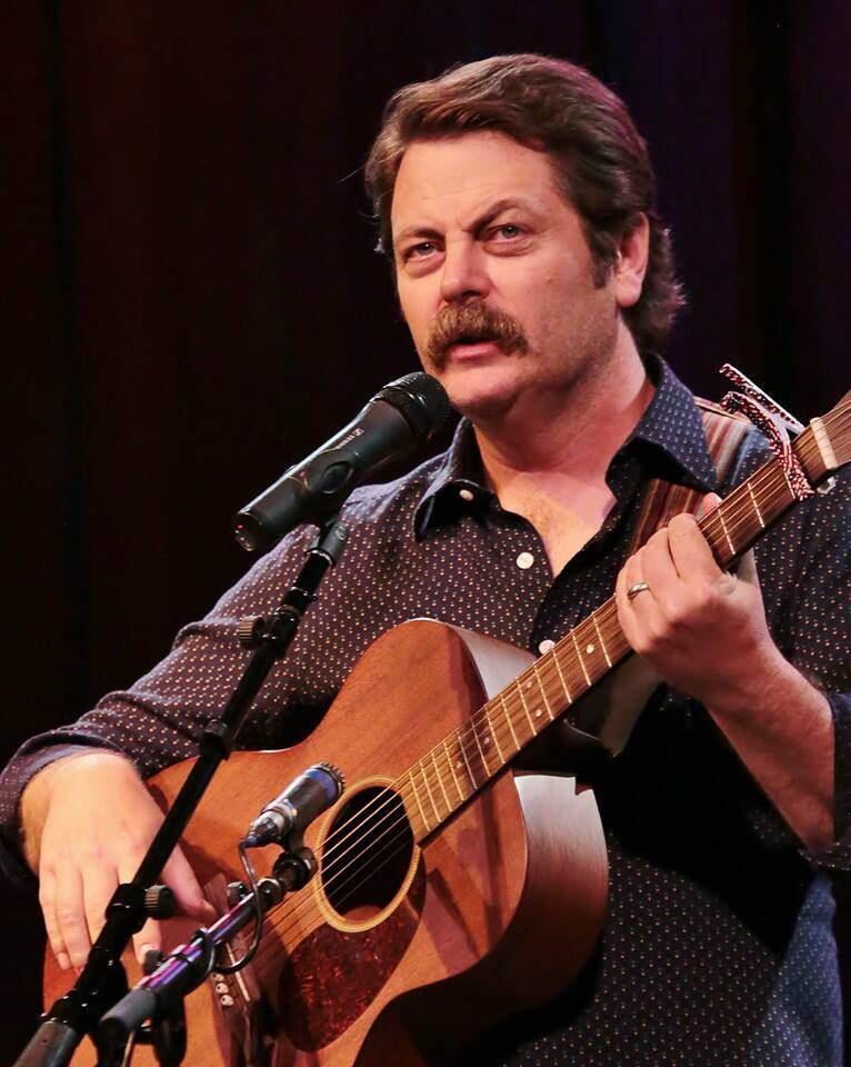 'Parks and Recreation' star Nick Offerman performed at the Wells Fargo Center for the Arts in Santa Rosa on Friday, Oct. 3, 2014. (COURTESY OF WILL BUCQUOY)