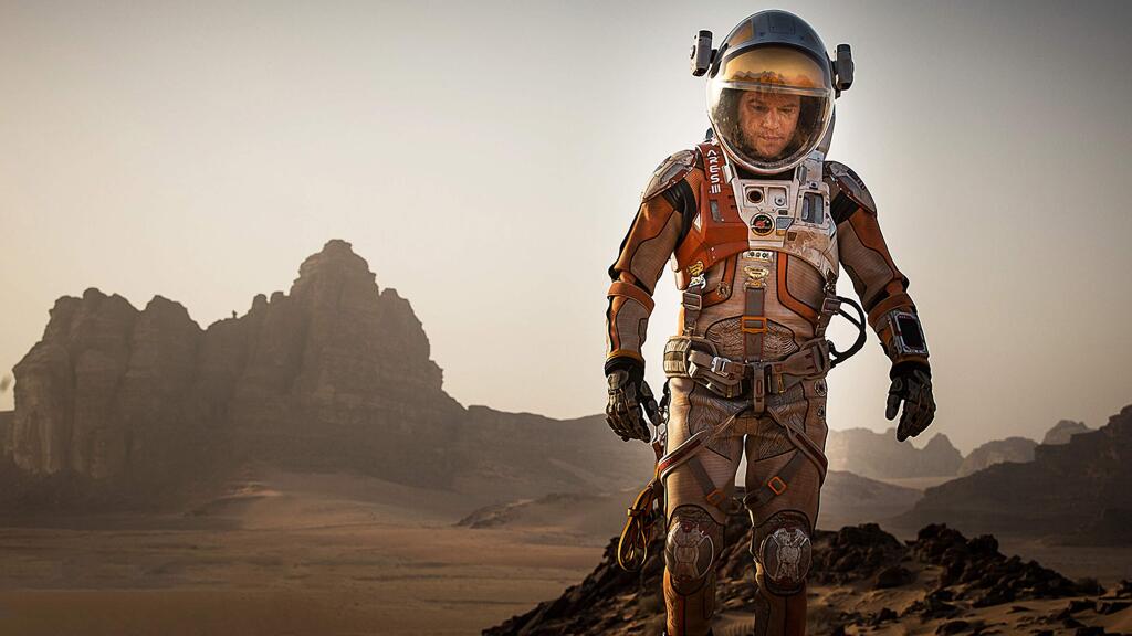 20th Century FoxIn 'The Martian,' Matt Damon plays astronaut Mark Watney, who is accidentally left behind on Mars and finds himself stranded and alone on the hostile planet. With only meager supplies, he must draw upon his ingenuity, wit and spirit to subsist and find a way to signal to Earth that he is alive.