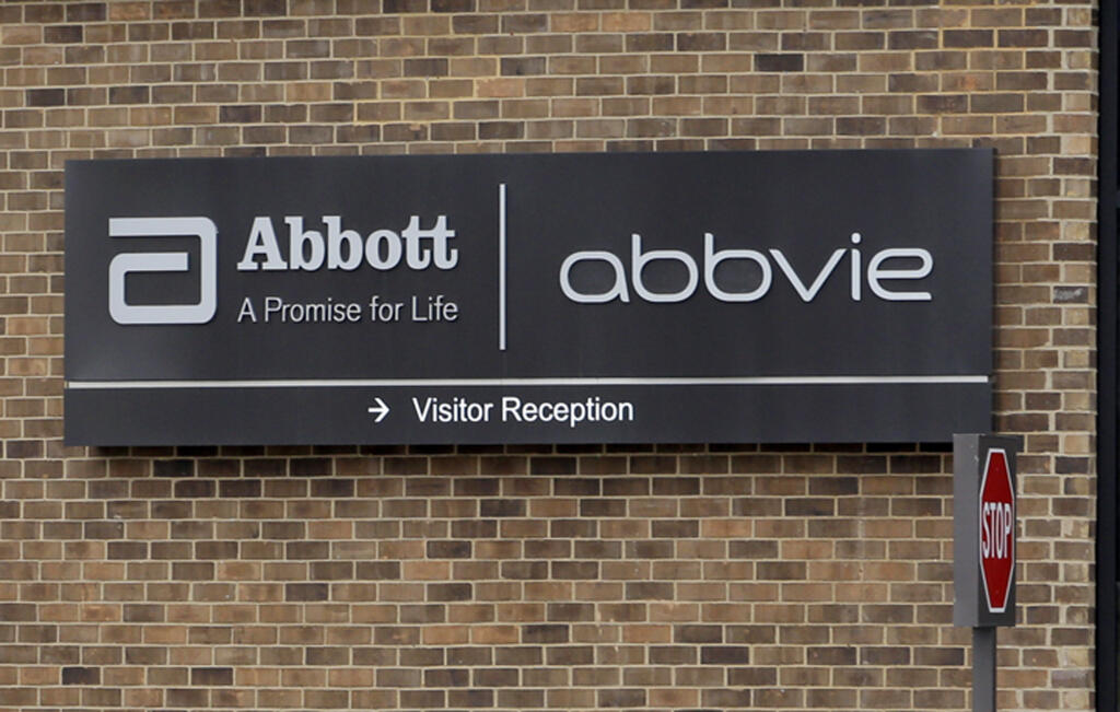 FILE - This Jan. 24, 2015, file photo, shows the exterior of AbbVie, in Lake Bluff, Ill. (AP Photo/Nam Y. Huh, File)