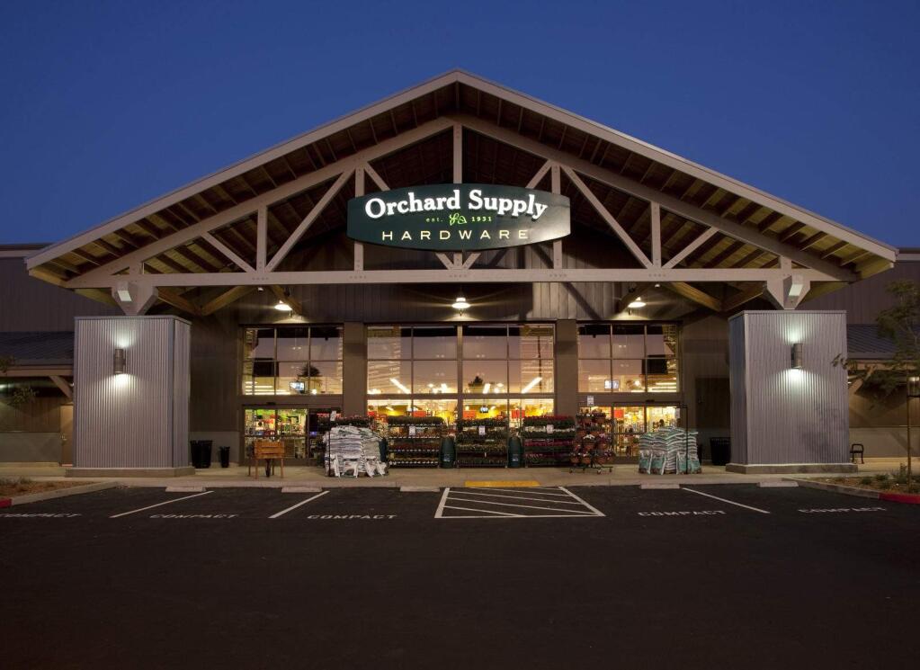 The exterior of the Orchard Supply Hardware store in Santa Rosa, designed by Hayashida Architects, shown on the website of the Berkeley architectural firm.