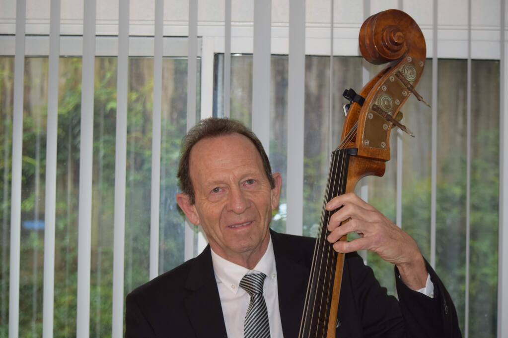 Petaluma jazz bass player Chris Amberger invested $20,000 in two viatical instruments and received no return or his principal. (James Dunn / North Bay Business Journal, April 2017)