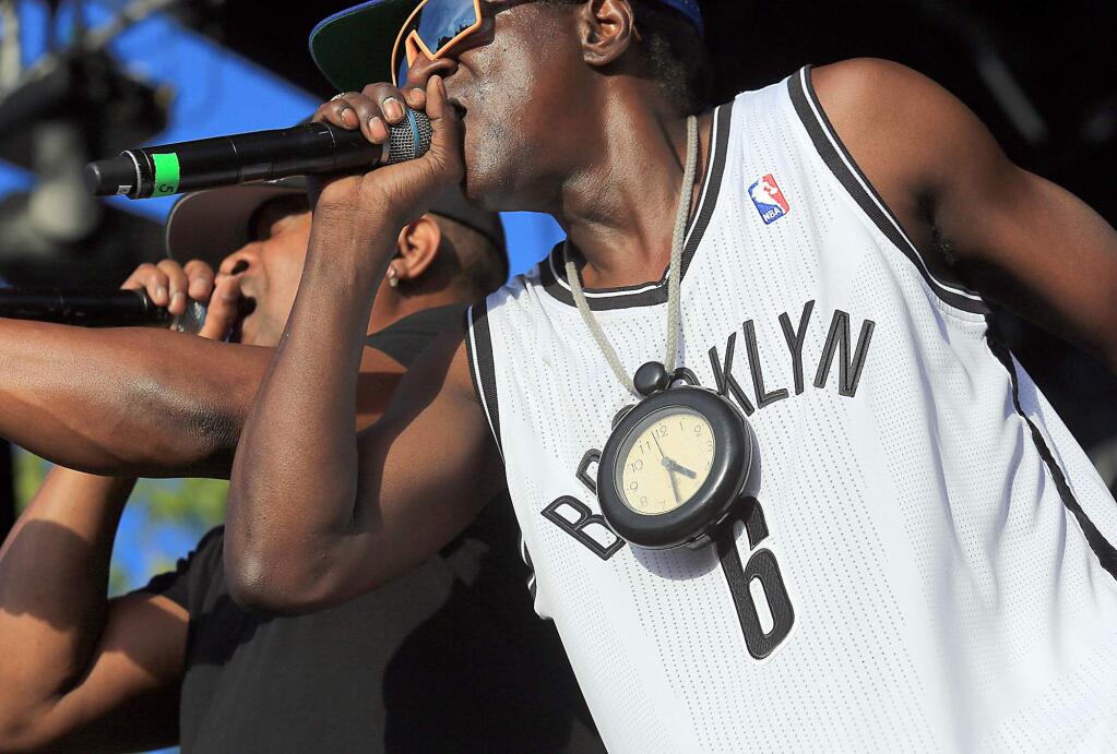 Flavor Flav brought the house down with Public Enemy at the BottleRock Napa Valley music festival in Napa. (JOHN BURGESS / The Press Democrat)