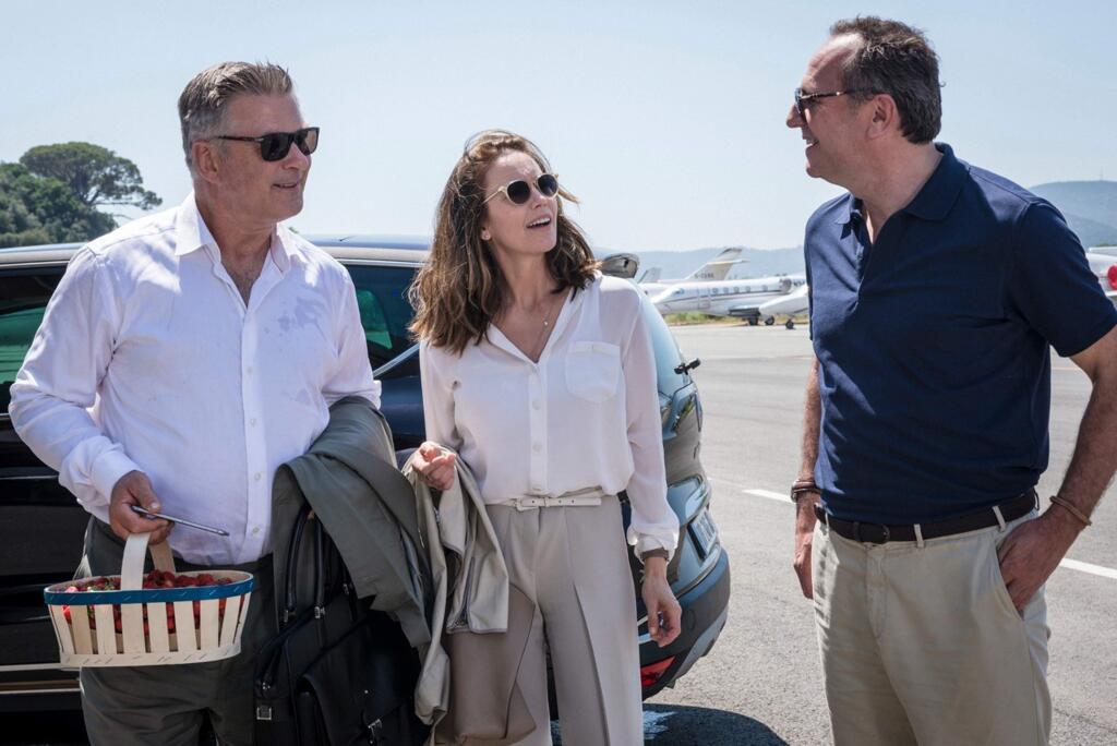 Left to right: Alec Baldwin as Michael Lockwood and Diane Lane as Anne Lockwood and Arnaud Viard as Jacques Clement Eleanor Coppola (Hearts of Darkness: A Filmmaker's Apocalypse) directs this sexy and charming road movie, about a fiftysomething empty-nester (Diane Lane) with a workaholic husband (Alec Baldwin) who embarks on an impromptu, two-day journey through the French countryside with a rakish bon vivant (Arnaud Viard).Photo by Eric Caro, Courtesy of Sony Pictures Classics
