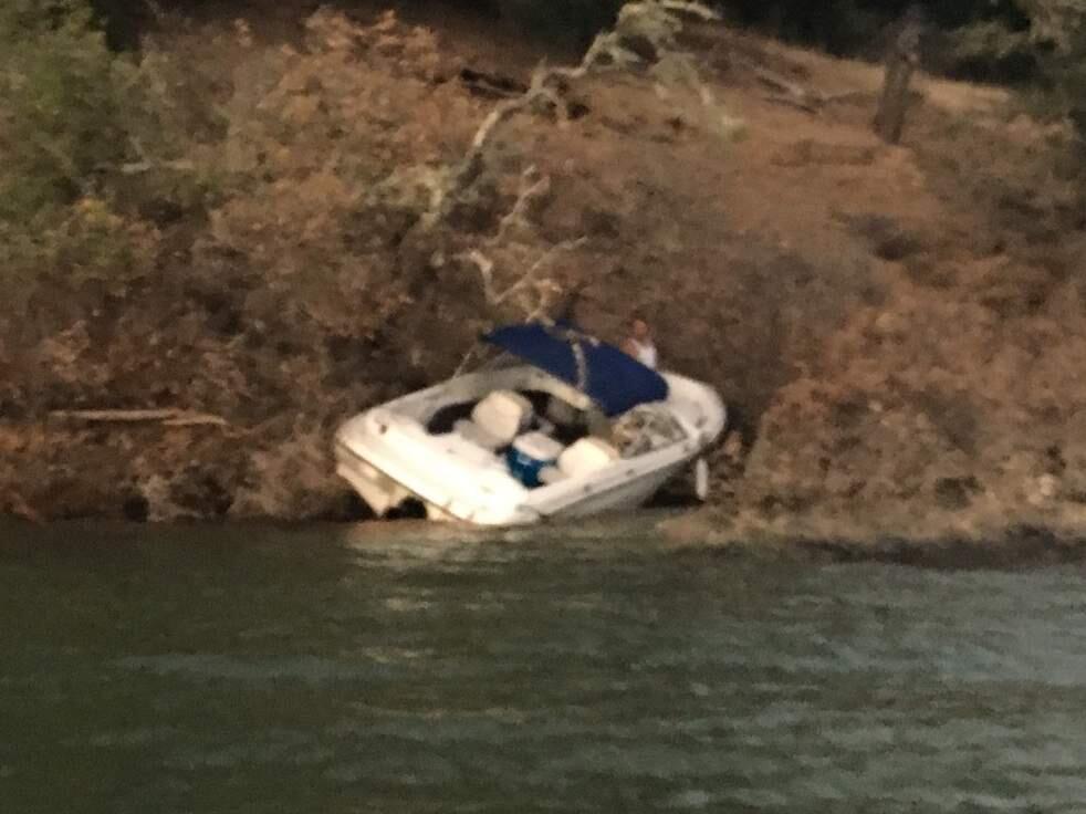 A Rohnert Park man was arrested after crashing on Lake Sonoma, Saturday, June 17, 2017. (SONOMA COUNTY SHERIFF'S OFFICE)