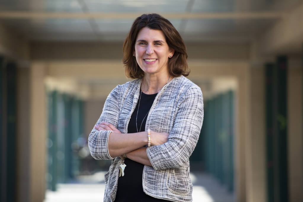Jessica Hutchinson, principal of Sonoma Valley High School. (Photo by Robbi Pengelly/Index-Tribune)