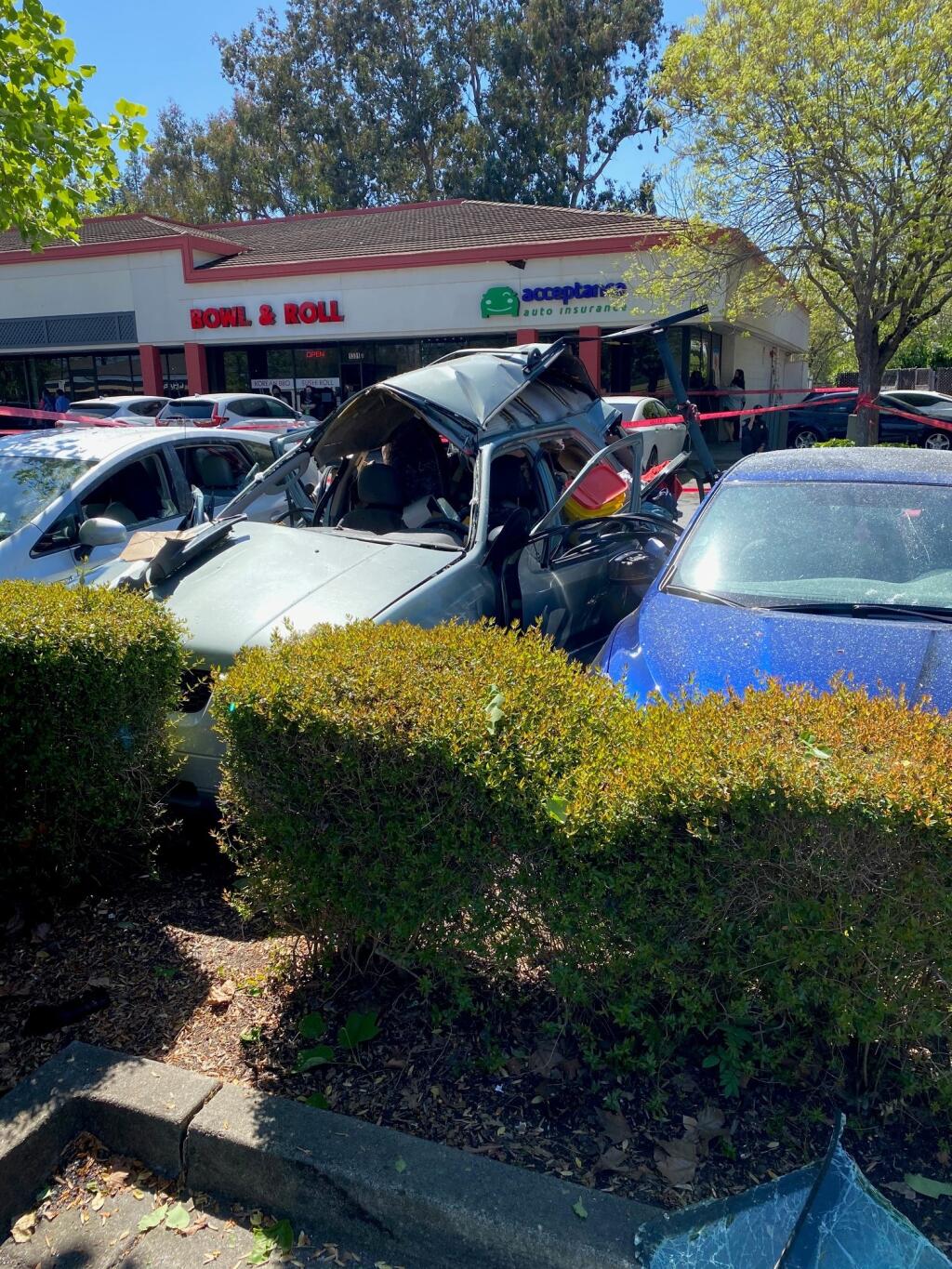 A Santa Rosa man who mishandled canisters of butane, a highly flammable liquid, caused an explosion near Santa Rosa’s Coddingtown Mall Monday afternoon, police said.