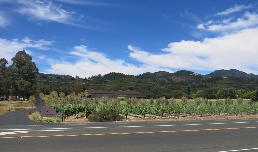 Artist's rendering of future Sugarloaf Winery in Sonoma Valley off Highway 12. (Steve Martin Associates)