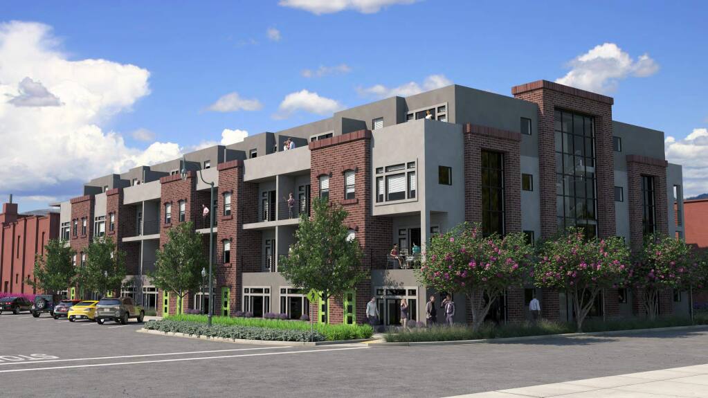 The proposed DeTurk Winery Village apartments (Daniel A. Westphal)