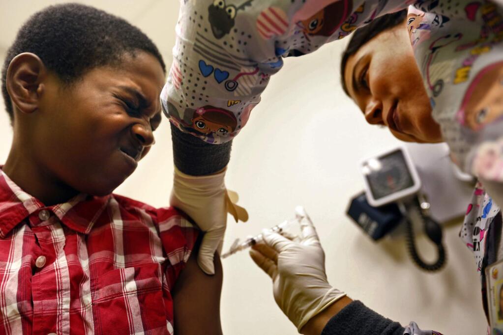More than 95 percent of incoming kindergartners were fully vaccinated during the 2016 school year, but state data shows that some schools still lag far behind. (GENARO MOLINA / Los Angeles Times)