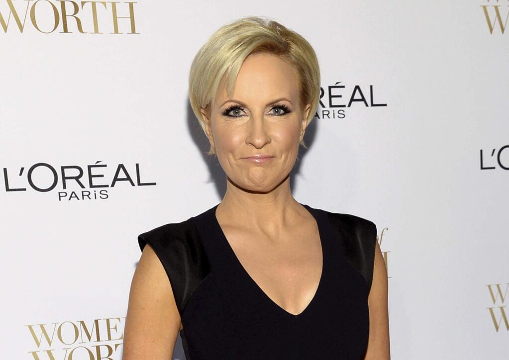 Mika Brzezinski arrives at the Ninth Annual Women of Worth Awards in New York in 2014. (EVAN AGOSTINI / Invision)