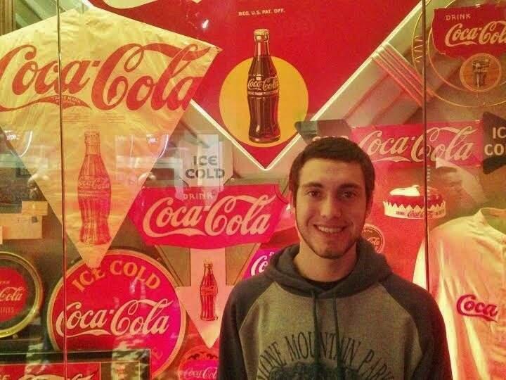 Elias Rosenthal visited the Coca Cola headquarters in ATlanta to learn about how they advertise and market their products. (Courtesy of Elias Rosenthal)
