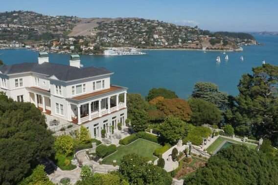 Locksley Hall at 440 Golden Gate Ave. in Belvedere has sold for $47.5 million. (WWW.MCGUIRE.COM)