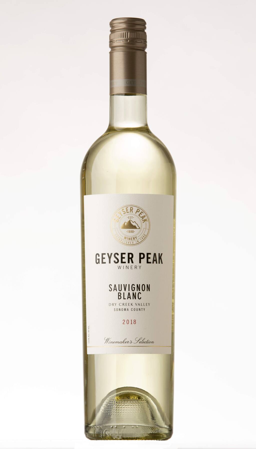The North Coast Wine Challenge Best of Show White: Geyser Peak Winery 2018 Sauvignon Blanc, Dry Creek Valley. (photo by John Burgess/The Press Democrat)