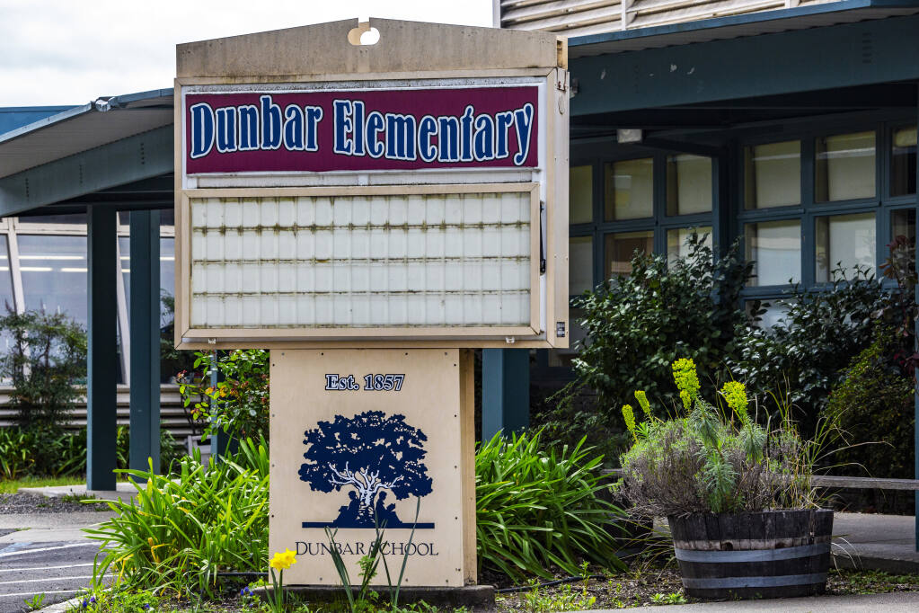 Dunbar Elementary School campus on Friday, March 31, 2023. (Robbi Pengelly/Index-Tribune)