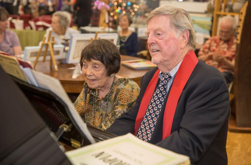 Norma and Corrick Brown, in a photo shared with guests of Saturday’s Virtual Gala by the Santa Rosa Symphony.