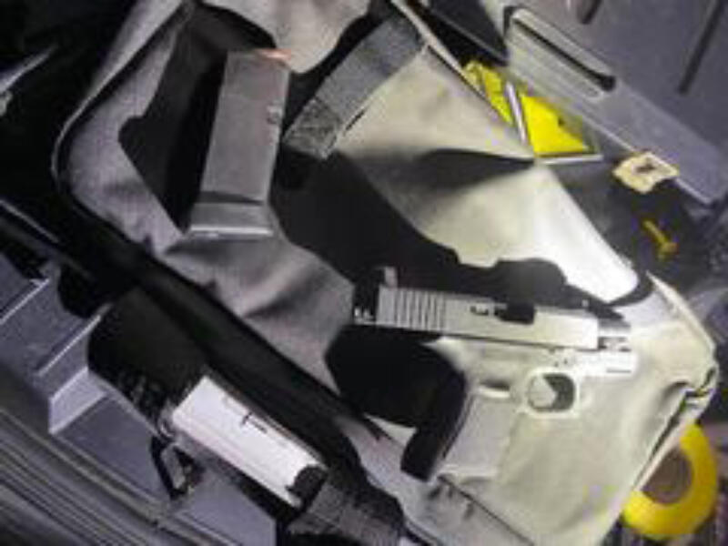 Santa Rosa police responding to a report of a possible gang fight early Monday morning detained a 16-year-old carrying this semiautomatic handgun in his waistband. (Santa Rosa Police Department)