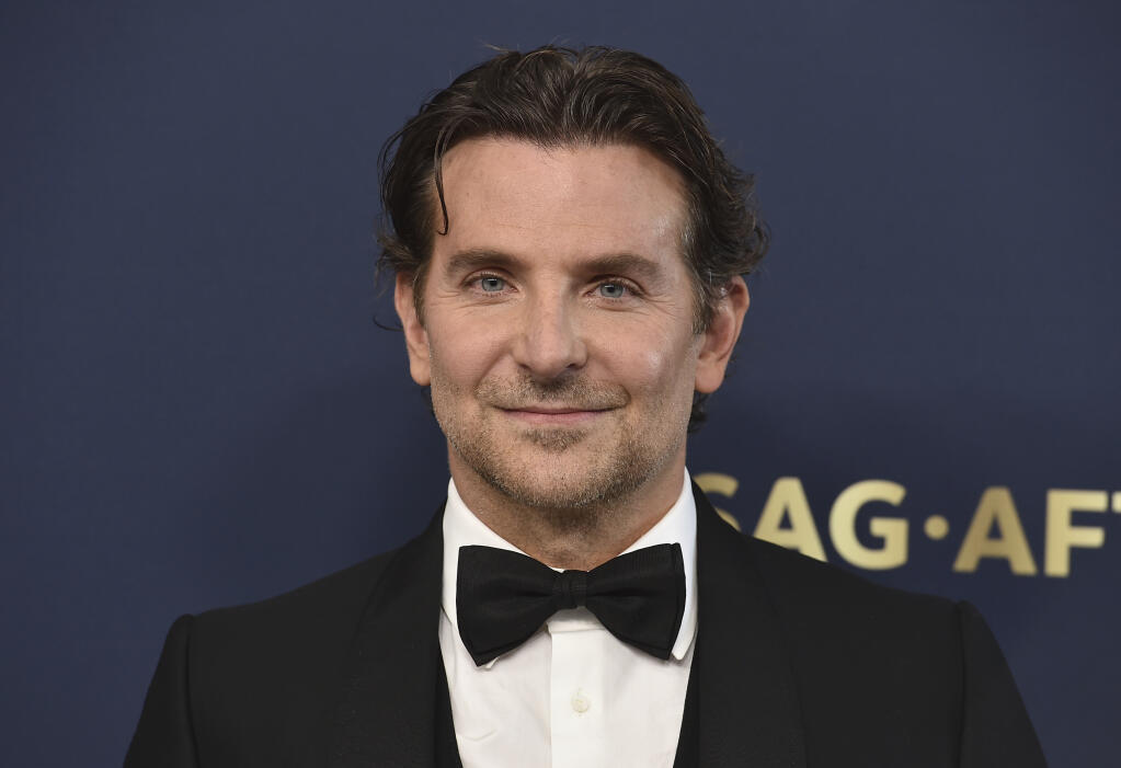 Bradley Cooper arrives at the 28th annual Screen Actors Guild Awards at the Barker Hangar on Sunday, Feb. 27, 2022, in Santa Monica, Calif. (Photo by Jordan Strauss/Invision/AP)