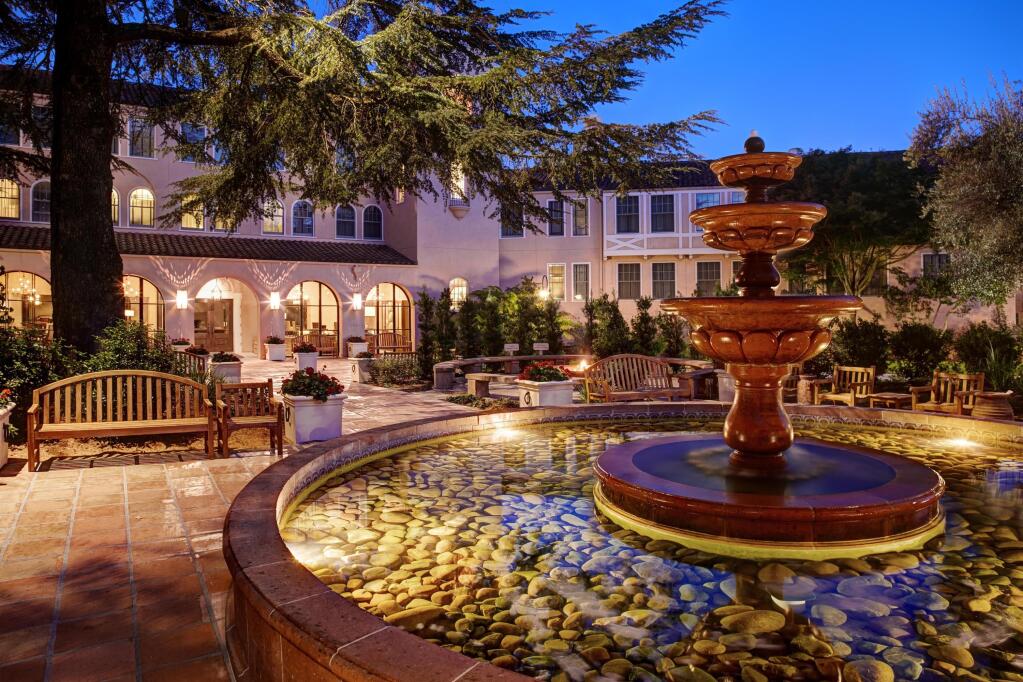 Front exterior view of the Fairmont Sonoma Mission Inn & Spa in Sonoma. The hotel is in need of workers as business returns. (Photo courtesy Fairmont Sonoma Mission Inn & Spa)