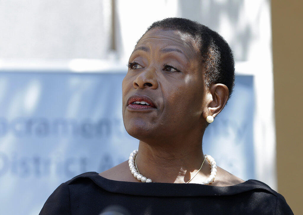 Contra Costa County Diana Becton, a liberal-leaning prosecutor, was reelected on the same day that San Francisco voters ousted District Attorney Chesa Boudin. (RICH PEDRONCELLI / Associated Press)