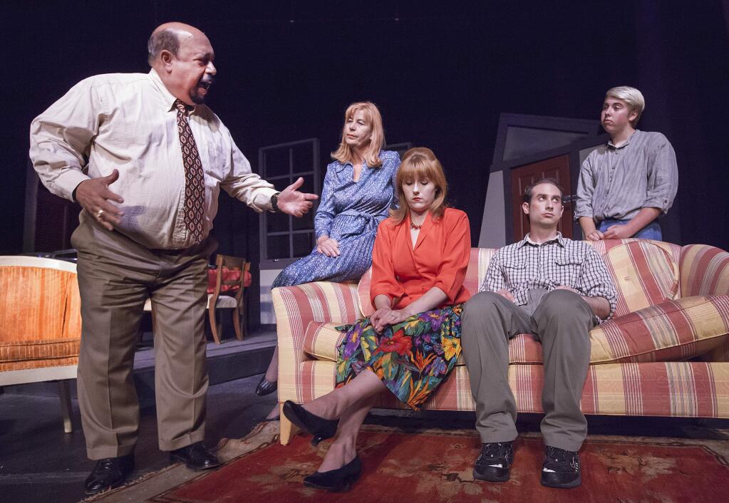 The newest offering from Sonoma Arts Live is Jules Feiffer's 1960's social satire 'LittleMurders.' The play will run weekends, June 11 through June 28, in Andrews Hall at the Sonoma Community Center. (Photos by Robbi Pengelly/Index-Tribune)