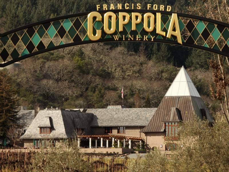 Francis Ford Coppola Winery is nestled among the hills near Geyserville. (Christopher Chung/ The Press Democrat, 2003)