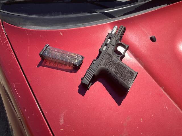 Sonoma County sheriff's deputies recovered this unloaded gun after a suspect tried to open fire on authorities at Maxwell Farms Regional Park Thursday, June 17, 2021. The suspect was arrested after a chase.